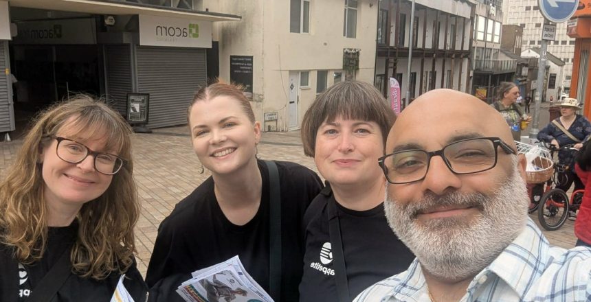 Val, Appetite Ambassador with members of the Appetite Team